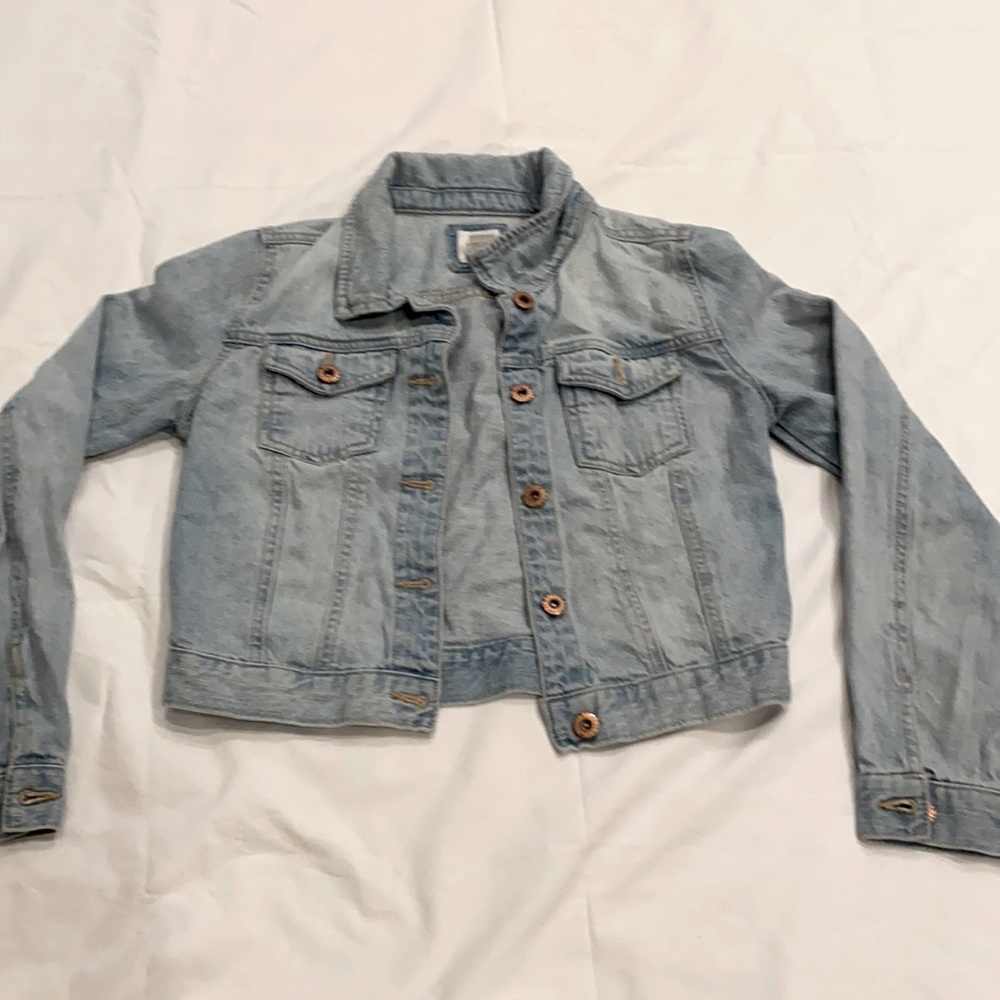 Light blue forever 21 denim jacket